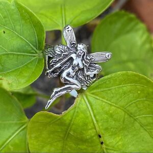 Fairy Sterling Silver Ring Boho sizes 10